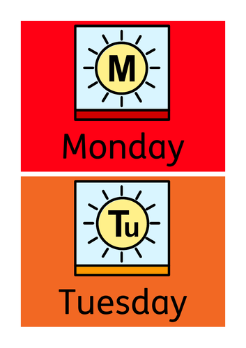 Days of the Week
