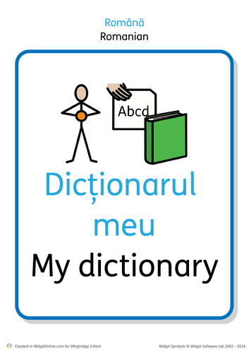 language dictionary - romanian