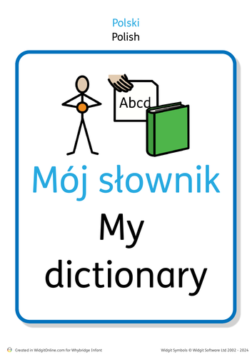 language dictionary -polish