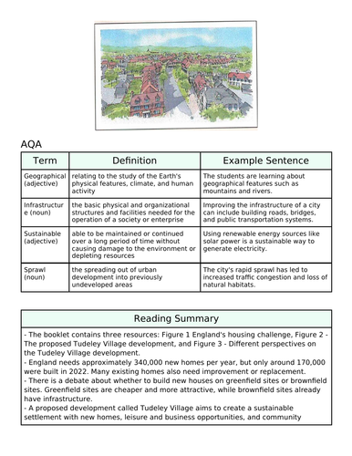 AQA Pre-release workbook