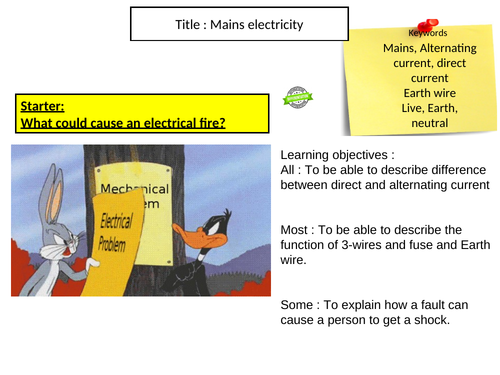 Mains electricity