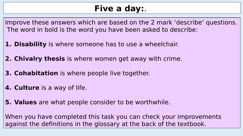 Educas/WJEC GCSE Sociology exam skills