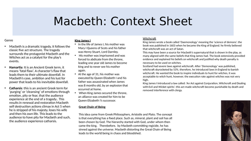 Macbeth revision booklet