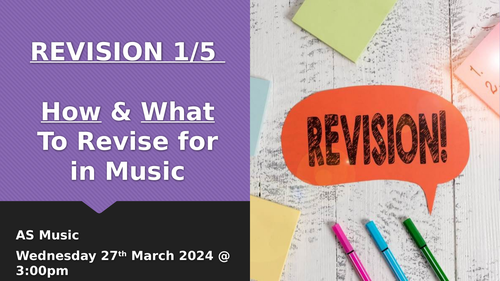 HOW & WHAT To Revise for in AS Music (Eduqas)