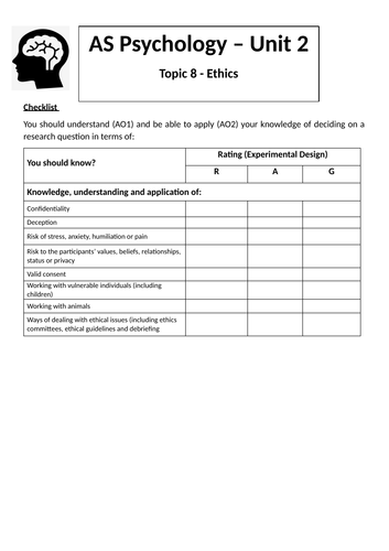Ethical Considerations Booklet
