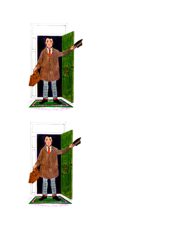 Write a narrative - The Tiger who came to tea.