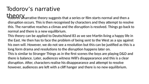 Media Theories (applies to OCR and Eduqas exam board)