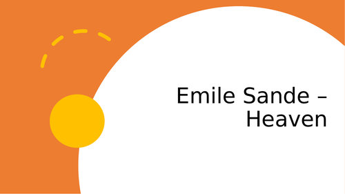 Annotation & analysis of music video, 'Heaven' by Emile Sande (OCR Media Studies revision pack)