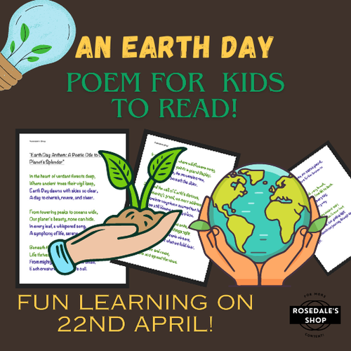 Earth Day Anthem: A Poetic Ode to Our Planet's Splendor ~ Kids Reading!