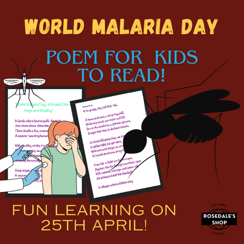 World Malaria Day: A Poem of  Hope and Healing ~ Kids FUN Reading Lesson