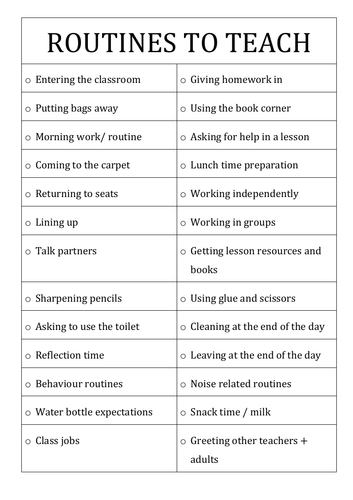 Routines to teach your class to nail behavior management