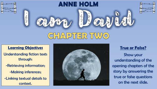I am David - Anne Holm - Chapter 2 - Double Lesson!