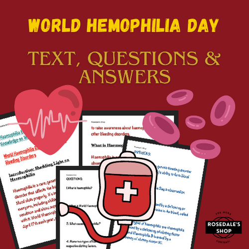 A Clot of Knowledge on World Hemophilia Day ~ 17th April Hemophilia Unraveled!