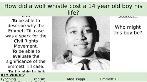 Emmett Till - American Civil Rights - 1955