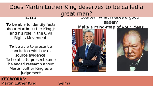 Does Martin Luther King deserve to be called a Great Man?
