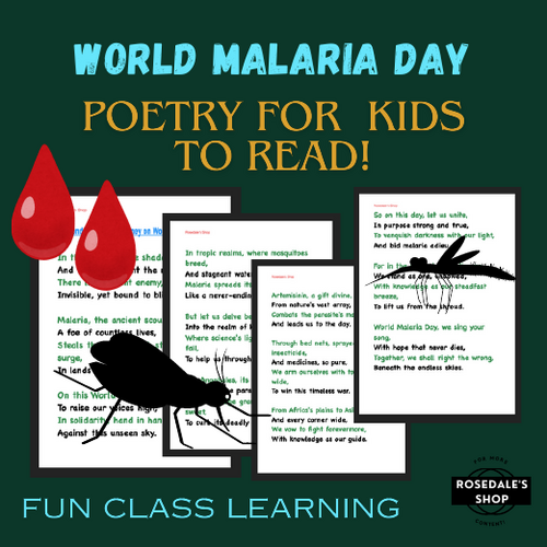 Beyond the Veil: A Journey on World Malaria Day" ~ FUN POEM for April 25th!
