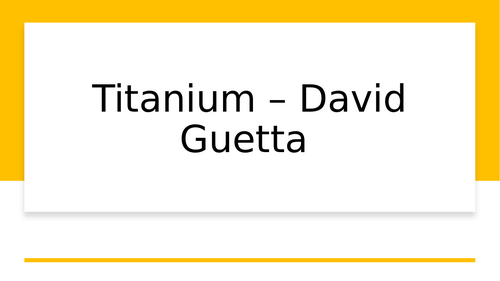 Analysis of the music video 'Titanium' - OCR Media Studies