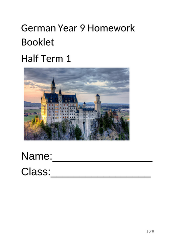 Stimmt 3 Green Homework Booklet 1