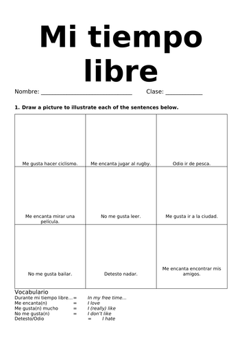 Mi tiempo libre