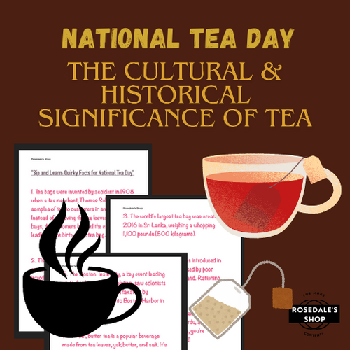 21st April: Quirky Facts to Learn for National Tea Day ~ Sip & Learn this Kiddos