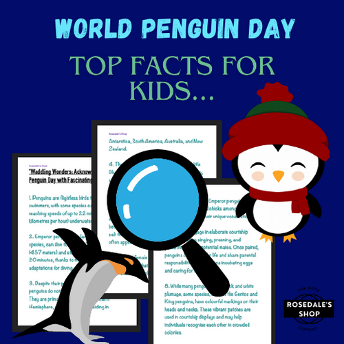 World Penguin Day with Fascinating Facts: April 25th ~ Waddling Wonders!