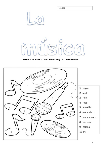 La música booklet
