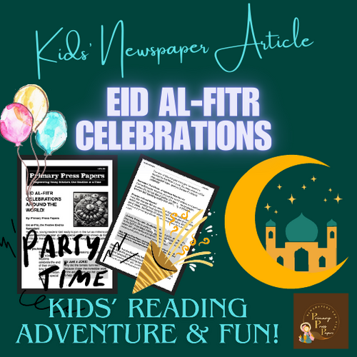 Eid al-Fitr Celebrations: A Reading Adventure & Activity for Kids ~  Islamic FUN!