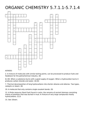 Chemistry Paper 2 Foundation Puzzle Bundle and Answers