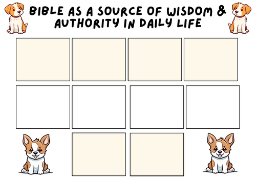 A-Level RS: Bible as a Source of Wisdom Top 10 Worksheet - Eduqas Christianity