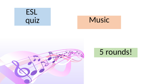 ESL Music Quiz
