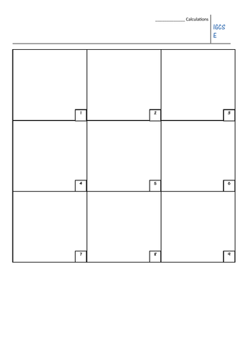 Energy Calculations Game