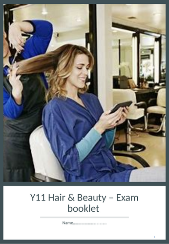 VTCT Hair & Beauty exam booklet