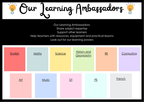 Learning Ambassador Poster
