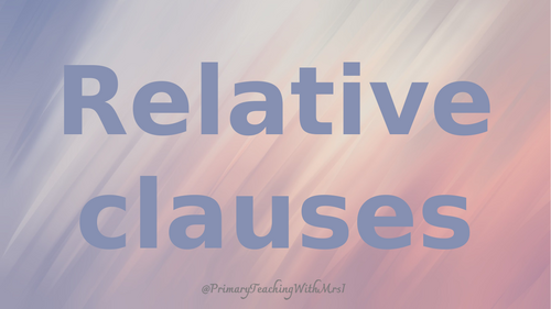 SPaG Grammar Pack: clauses, SATS Prep revision