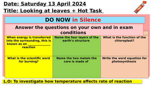 KS3 - Looking at Leaves
