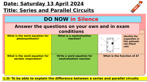 KS3 - Series and Parallel Circuit