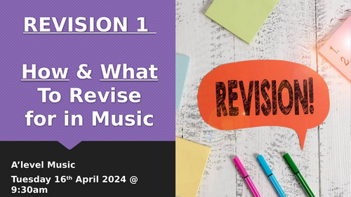 HOW and WHAT to Revise for in A'level Music (EDUQAS)