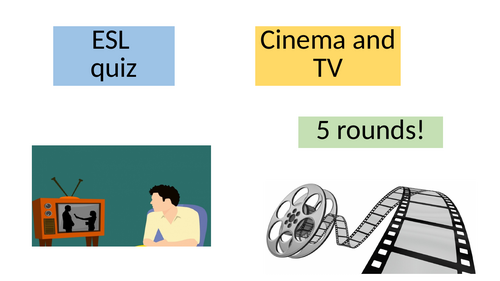 ESL Cinema and TV Quiz