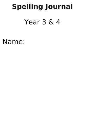 Year 3 and 4 Spellings - Look, Say, Cover, Write, Check | Teaching ...