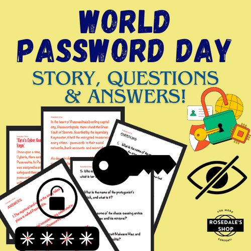 A World Password Day Saga, Question & Answers: Cyra's Cyber Quest ~ 2nd May FUN!