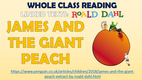 James and the Giant Peach - Whole Class Reading Session!