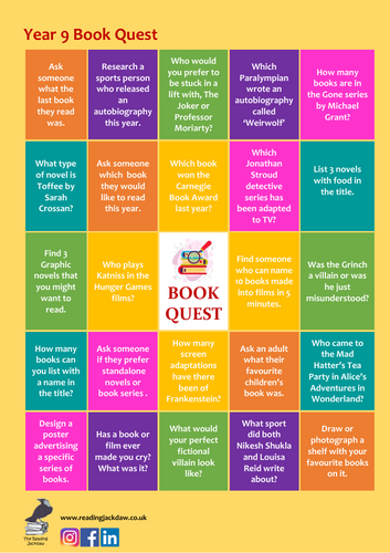 Book Quest Y9