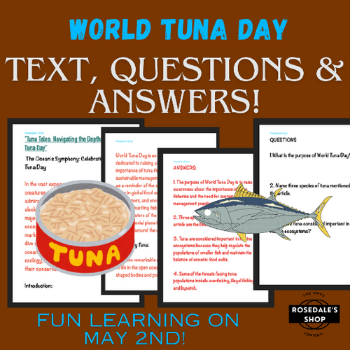 World Tuna Day: Text, Questions & Answers, Navigating the Depths of Tuna Tales on 2nd May!