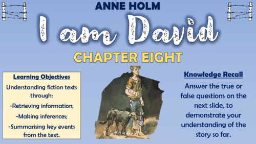 I am David - Anne Holm - Chapter 8 - Double Lesson!