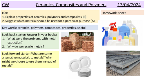 Alternatives to metals KS3