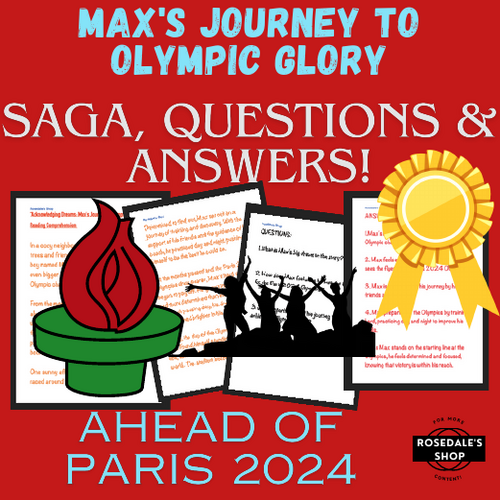 Max's Journey to Olympic Glory: Reading Comprehension with Worksheet & Answers!
