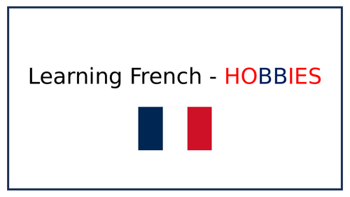 Hobbies in French