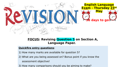Lang Q5 Revision Strategies