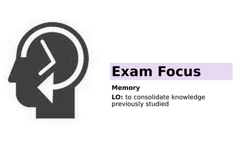 GCSE Psychology Memory Revision