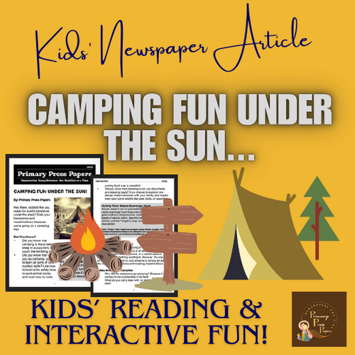 Camping Fun Under the Sun: A marvellous resource for May (2024 & beyond)!